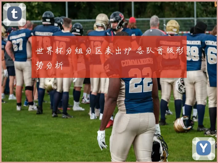 世界杯分组分区表出炉 各队晋级形势分析