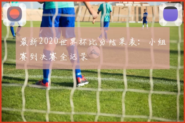 最新2020世界杯比分结果表：小组赛到决赛全记录